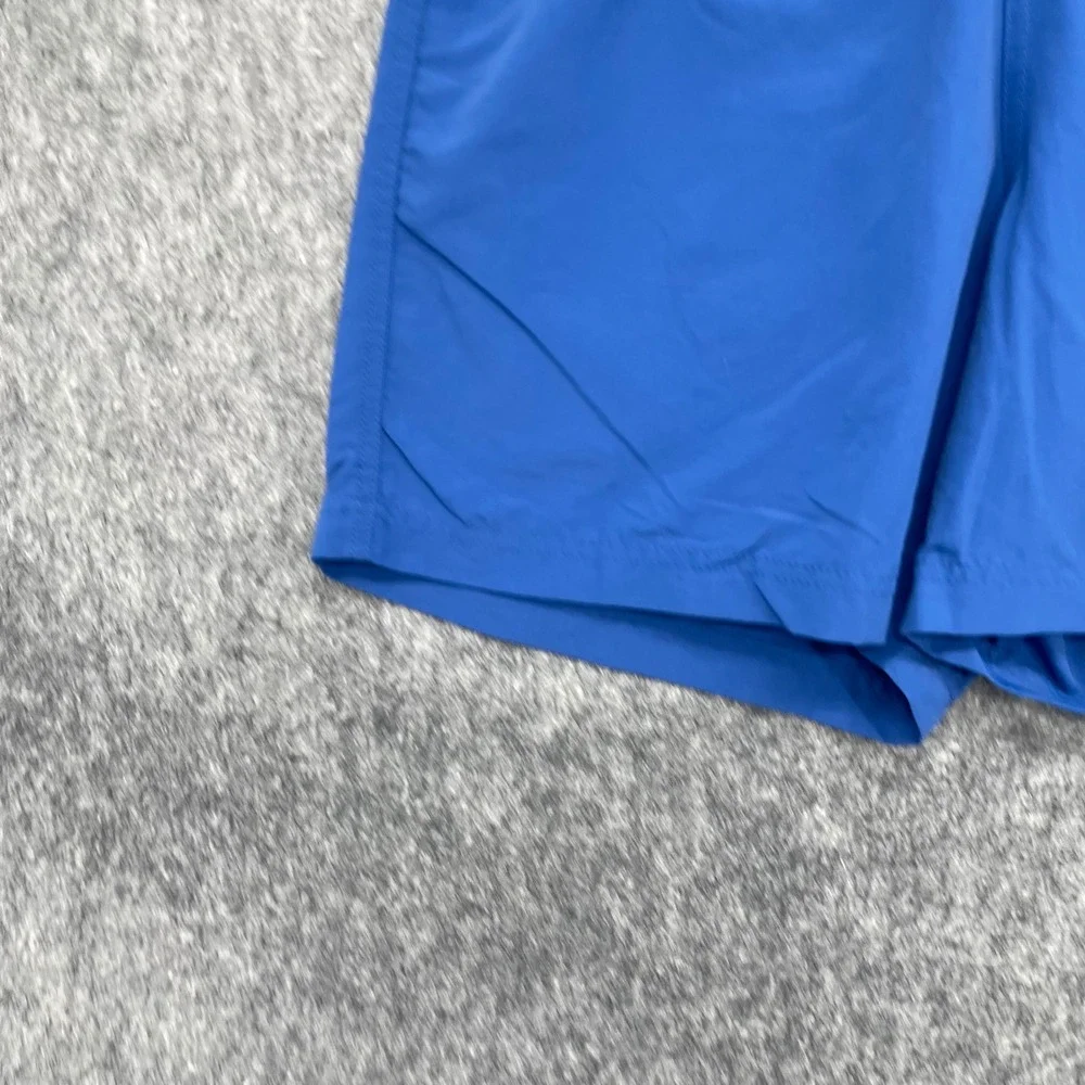 LL Bean Supplex Shorts Mens Medium Blue Mesh Lined Swim Trunks